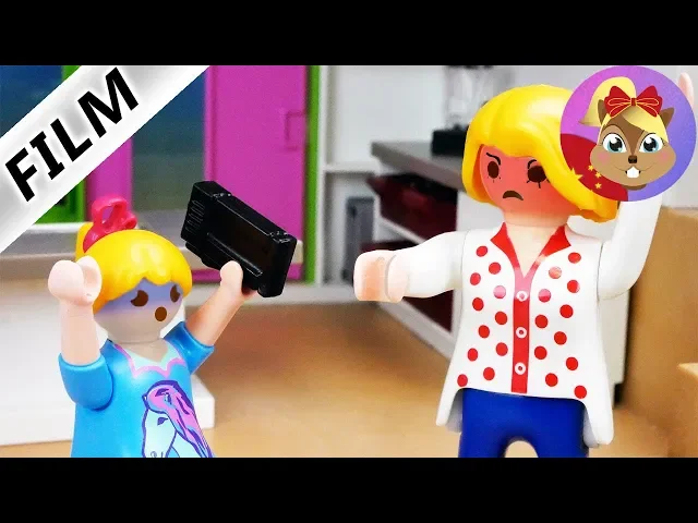 摩比游戏 playmobil 小电影 汉娜迷上玩手机,妈妈收到一张吓人的手机账单